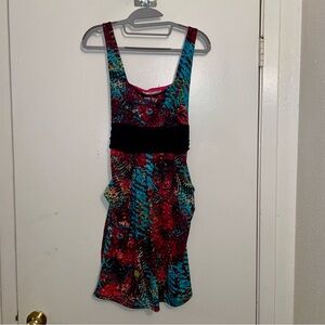 Colorful Sleeveless Dress